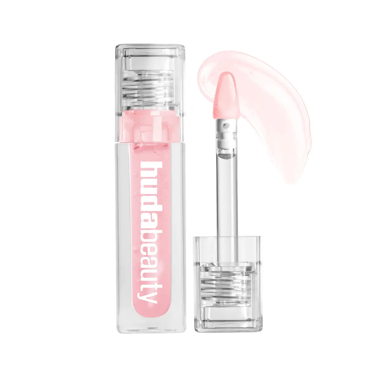 Huda Beauty Faux Filler Jelly Oil   Pink Lady – Sheer Rosy Pink 