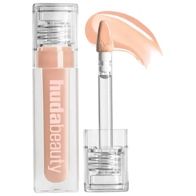 Huda Beauty Faux Filler Shiny Non-Sticky Lip Gloss    