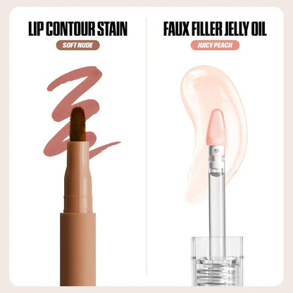 HUDA BEAUTY - Make Out Sesh Lip Stain and Lip Gloss Duos    