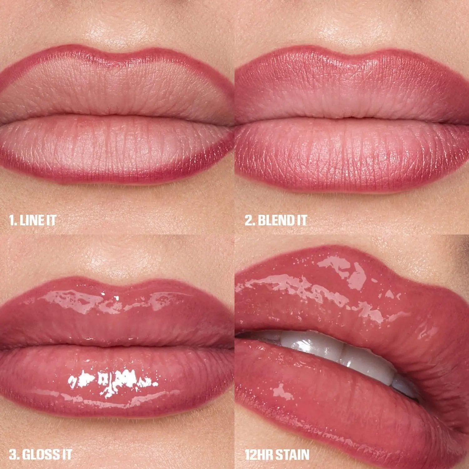 HUDA BEAUTY - Make Out Sesh Lip Stain and Lip Gloss Duos    