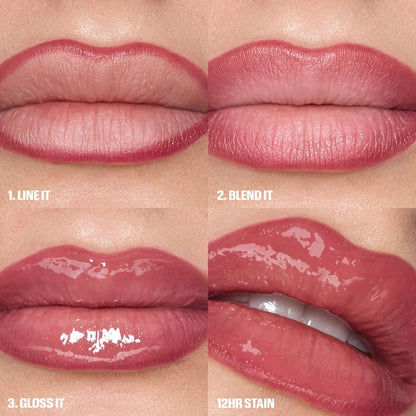 HUDA BEAUTY - Make Out Sesh Lip Stain and Lip Gloss Duos    