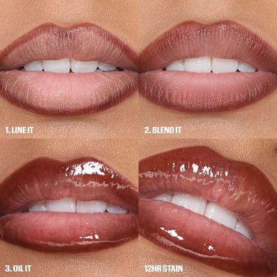 HUDA BEAUTY - Make Out Sesh Lip Stain and Lip Gloss Duos    