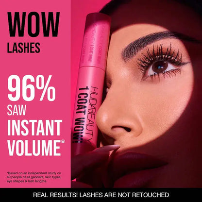 Huda beauty 1 Coat WOW! Extra Volumizing and Lifting mascara    