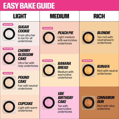 New Huda beauty Mini Easy Bake Loose Baking & Setting Powder (6gm)    