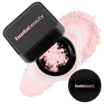 New Huda beauty Mini Easy Bake Loose Baking & Setting Powder (6gm)   Cherry Blossom 