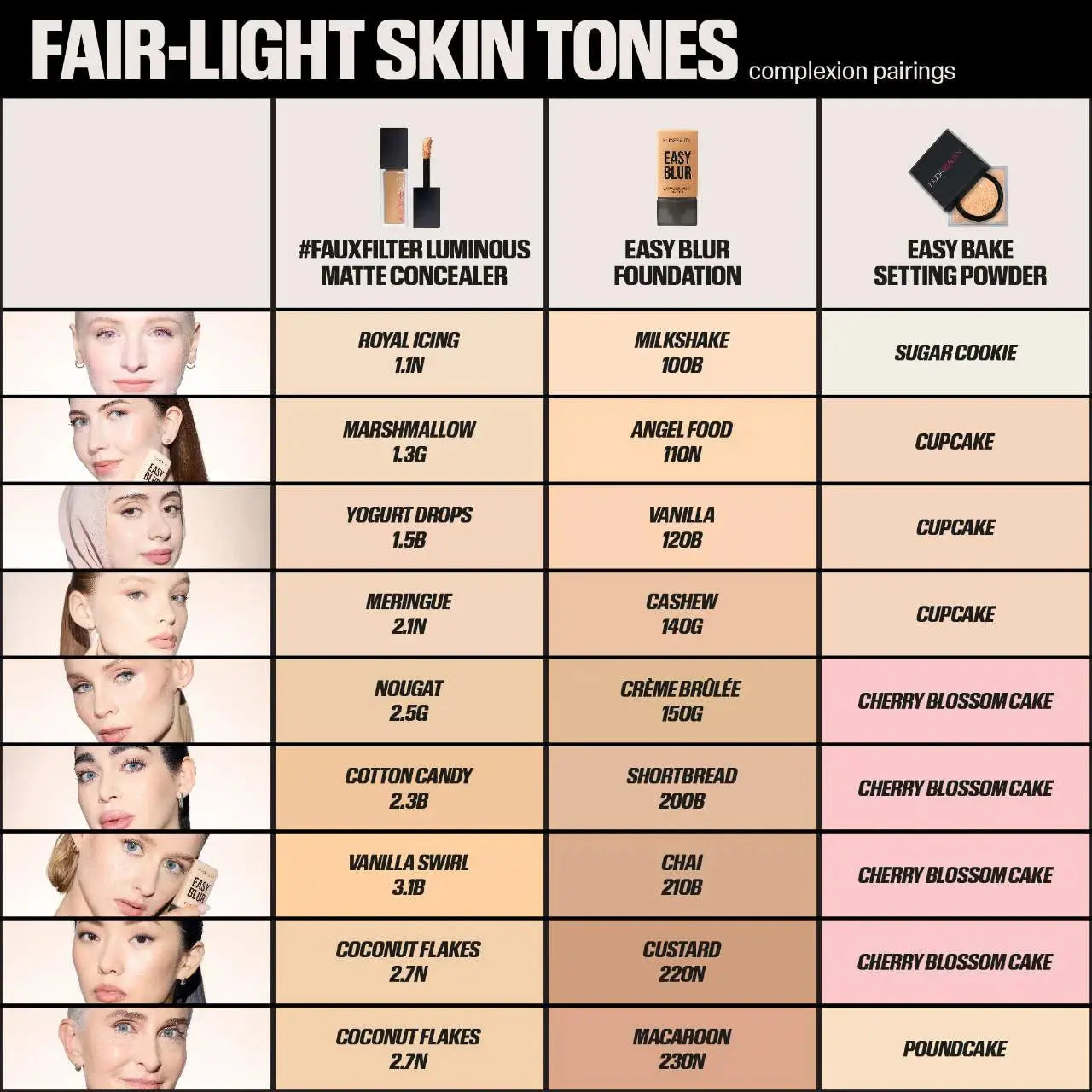 Huda beauty easy blur foundation    