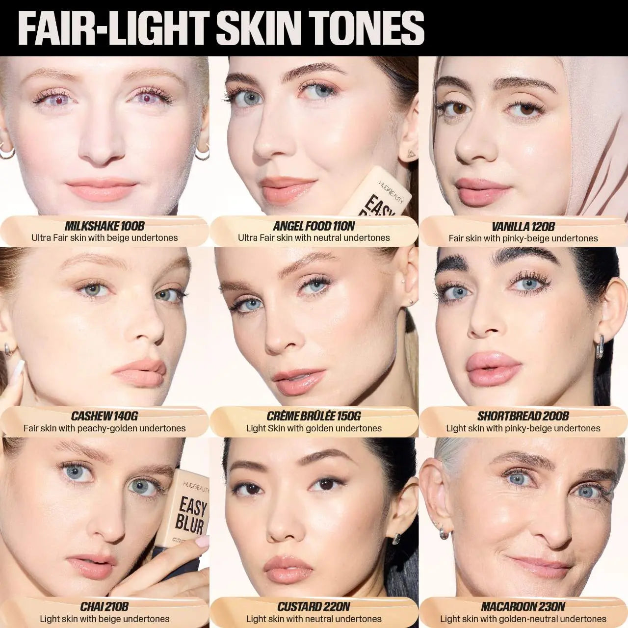 Huda beauty easy blur foundation    