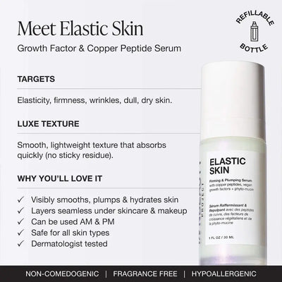 INNBEAUTY PROJECT Elastic Skin Firming & Plumping Vegan Growth Factor Serum 28g    