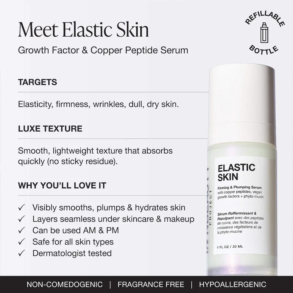 INNBEAUTY PROJECT Elastic Skin Firming & Plumping Vegan Growth Factor Serum 28g    