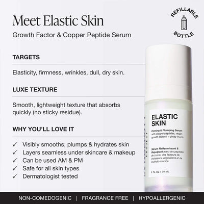 INNBEAUTY PROJECT Elastic Skin Firming & Plumping Vegan Growth Factor Serum 28g    