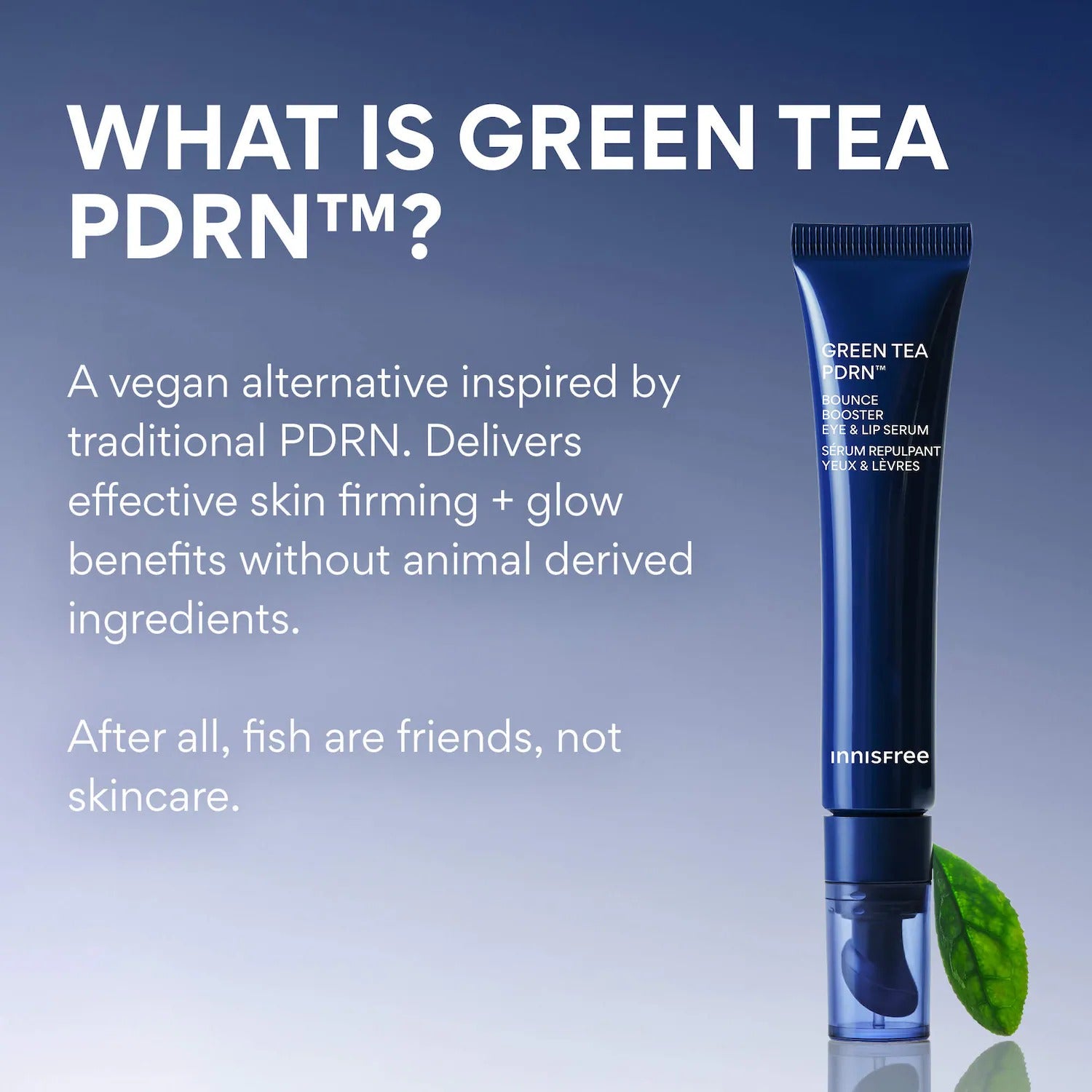 Innisfree  Green Tea PDRN Smoothing Eye & Lip Serum for Fine Lines + Wrinkles    