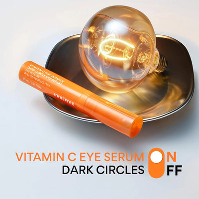 Innisfree Vitamin C Niacinamide Brightening Eye Serum for Dark Circles 10ml    