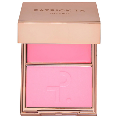 PATRICK TA  Major Headlines Double-Take Crème & Powder Blush Duo