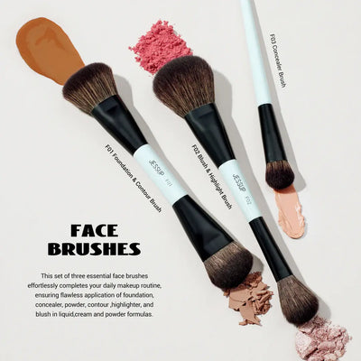 Jessup Makeup Brushes+Sponges with Gift Box    