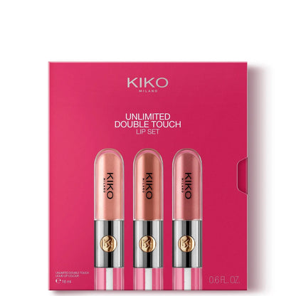 KIKO Milano Unlimited Double Touch Lip Set 18ml - Nude Attitude (Worth £38.97)    