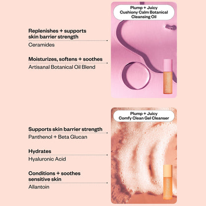 KOSAS Plump + Juicy Double Cleansing System    