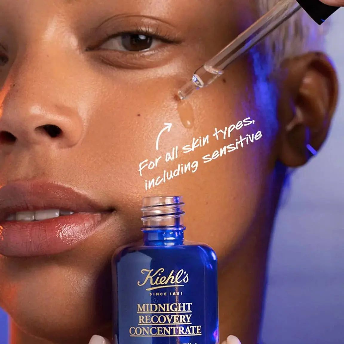 Kiehl's Midnight Recovery Concentrate Moisturizing Face Oil Serum    