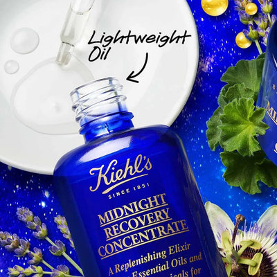 Kiehl's Midnight Recovery Concentrate Moisturizing Face Oil Serum    