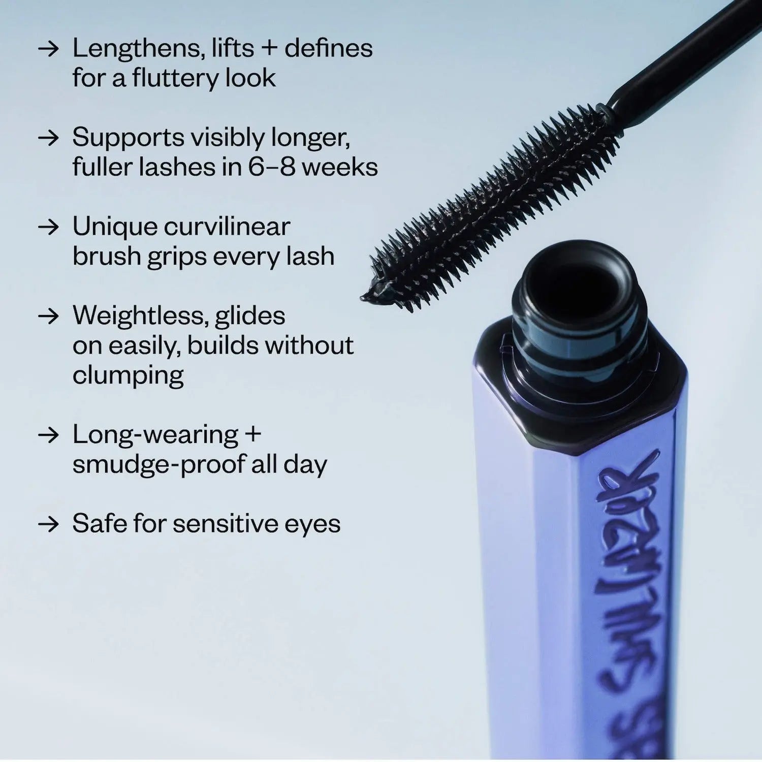 Kosas Soulgazer Lengthening Mascara + Lash Serum in 1 for Sensitive Eyes    