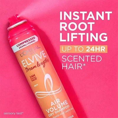 L'Oréal Paris Elvive Dream Lengths Air Volume Cleansing Dry Shampoo 150ml    