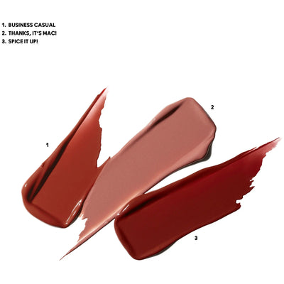 MAC Wildest Gleams Mini Lustreglass Lip Trio Classics (Worth £48)    