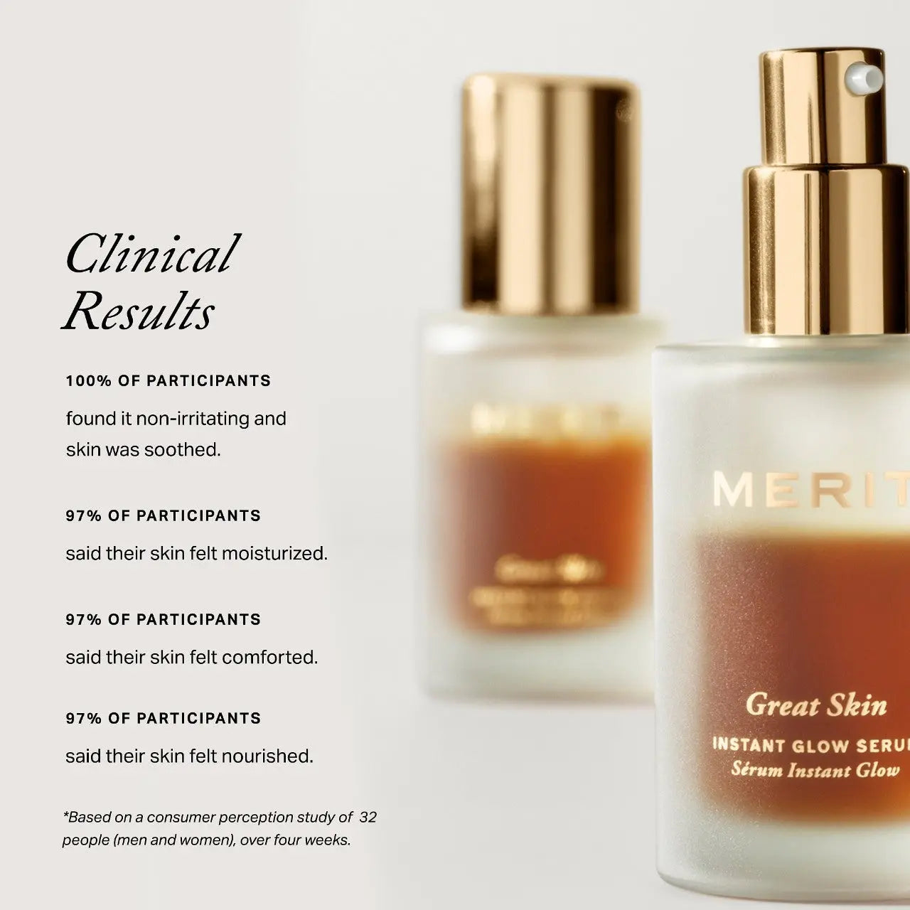 MERIT Great Skin Instant Glow Serum with Niacinamide and Hyaluronic Acid (50ML)    