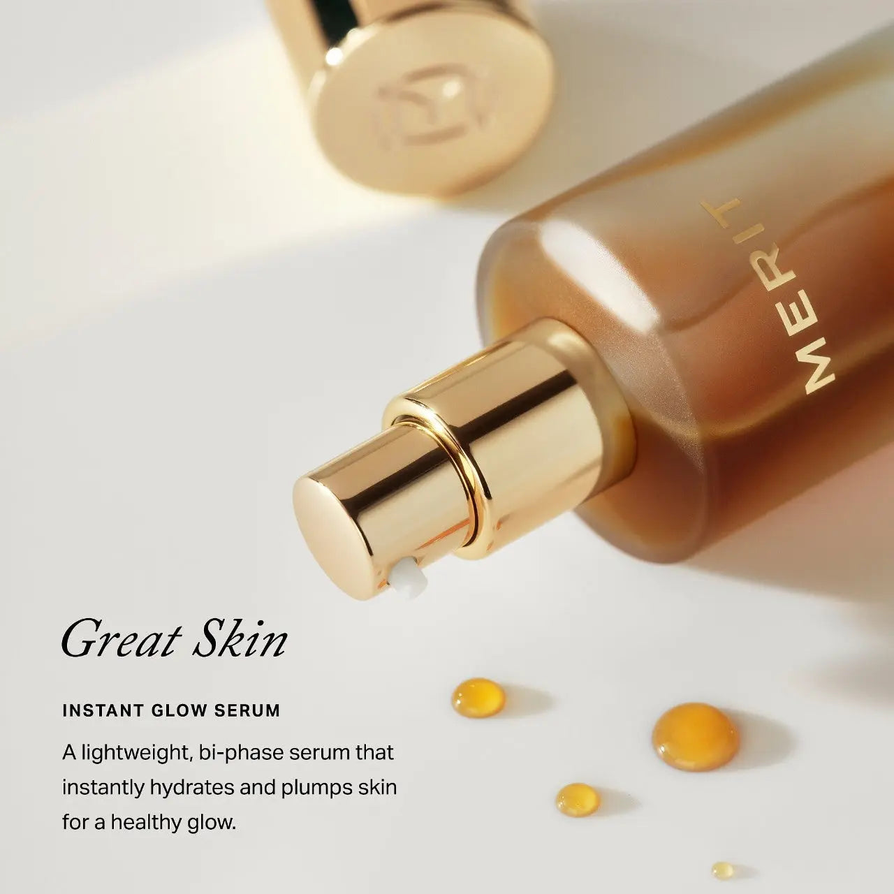 MERIT Great Skin Instant Glow Serum with Niacinamide and Hyaluronic Acid (50ML)    
