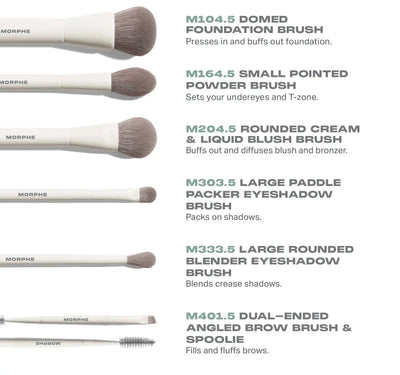 MORPHE 6 Piece Travel Brush Set    