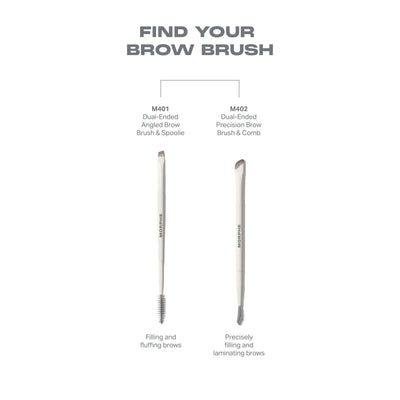 MORPHE Dual-Ended Precision Brow Brush & Comb M402    