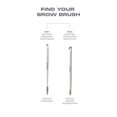 MORPHE Dual-Ended Precision Brow Brush & Comb M402    