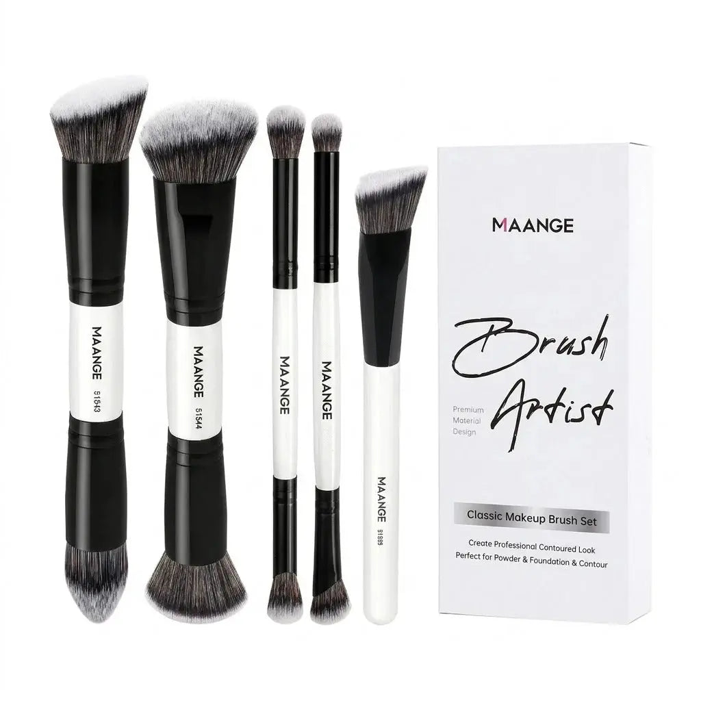 Maange Brush artist Black and White 5Pcs    