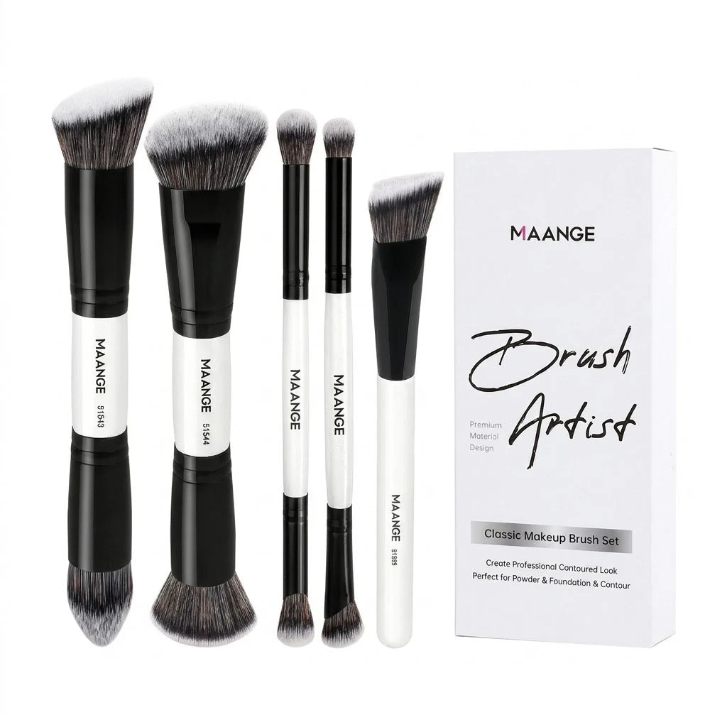 Maange Brush artist Black and White 5Pcs    