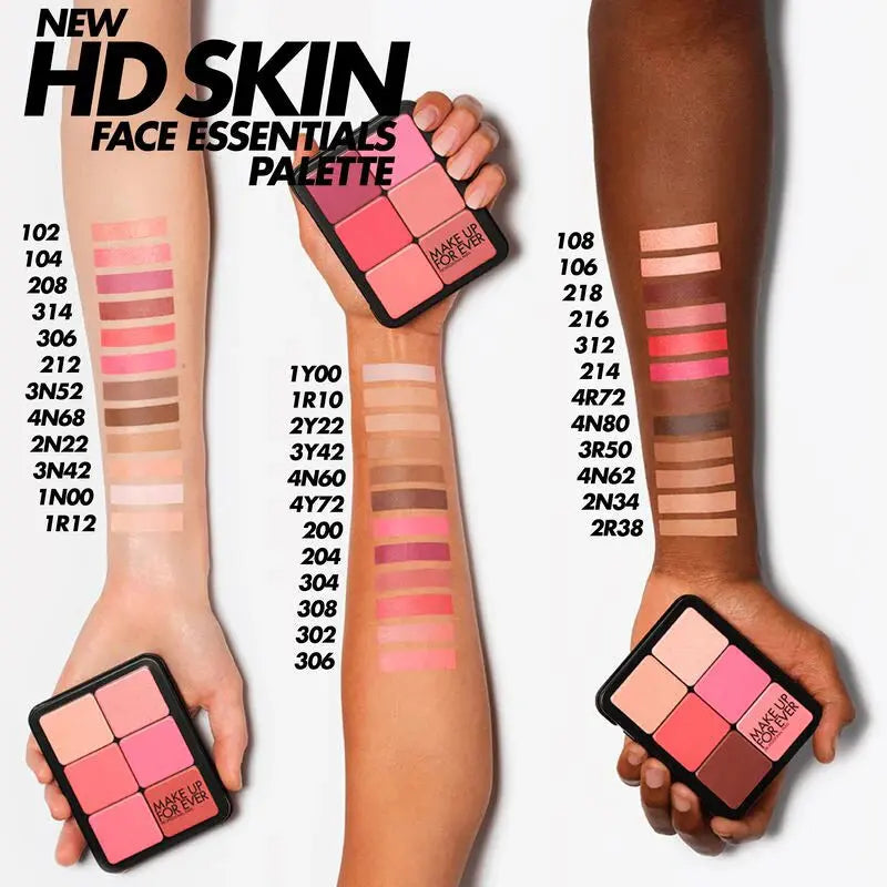 Makeup For Ever HD SKIN FACE ESSENTIALS PALETTE - HARMONY 2 (Medium)    
