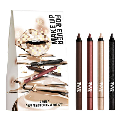 Makeup For ever Aqua Resist Color Pencil Set 4pcs    