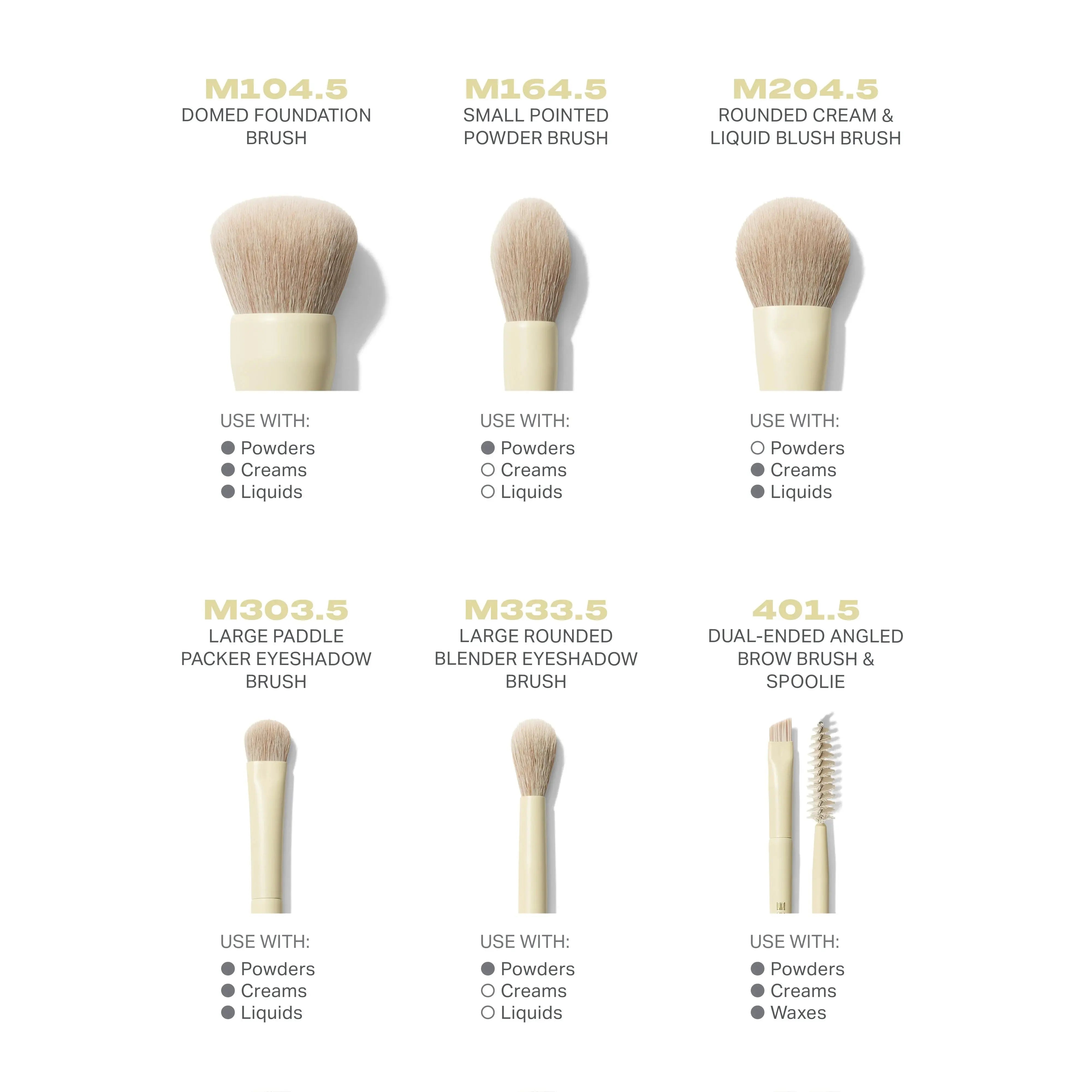 Morphe Buttery Blends 6-Piece Travel Brush Set    