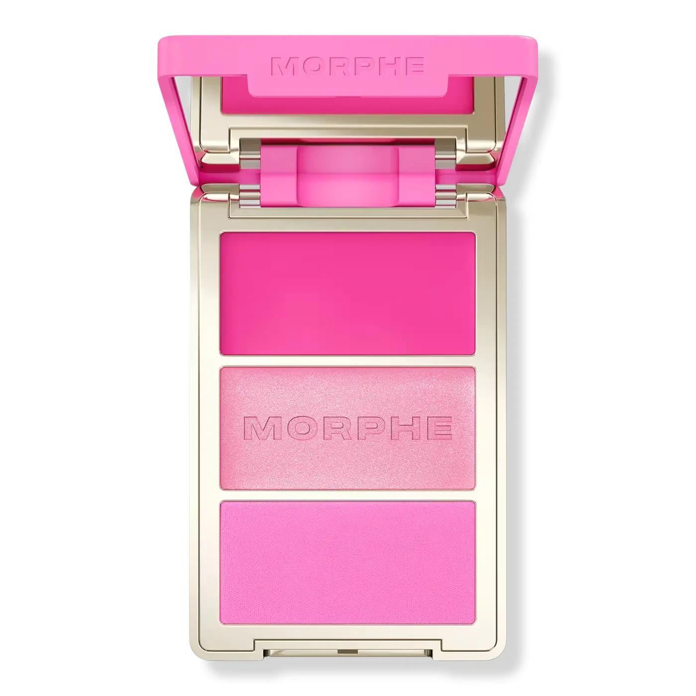 Morphe Cheek Thrills Multi-Finish Face Trio   Après-Ski cool pink 