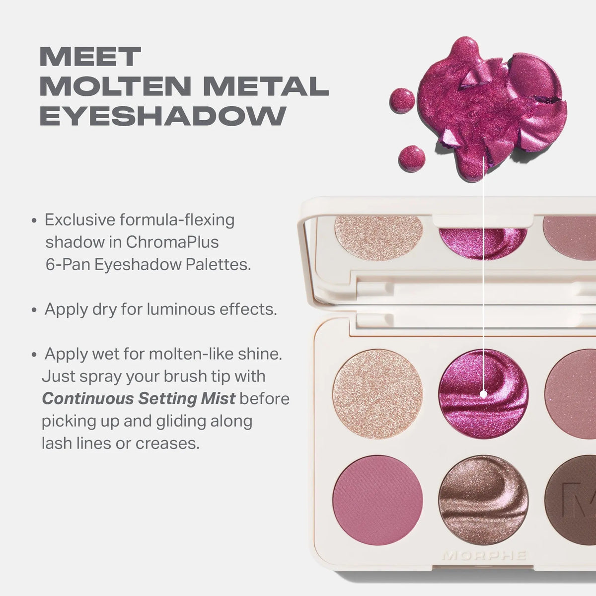 Morphe Cyber Chrome Eyeshadow Palette    