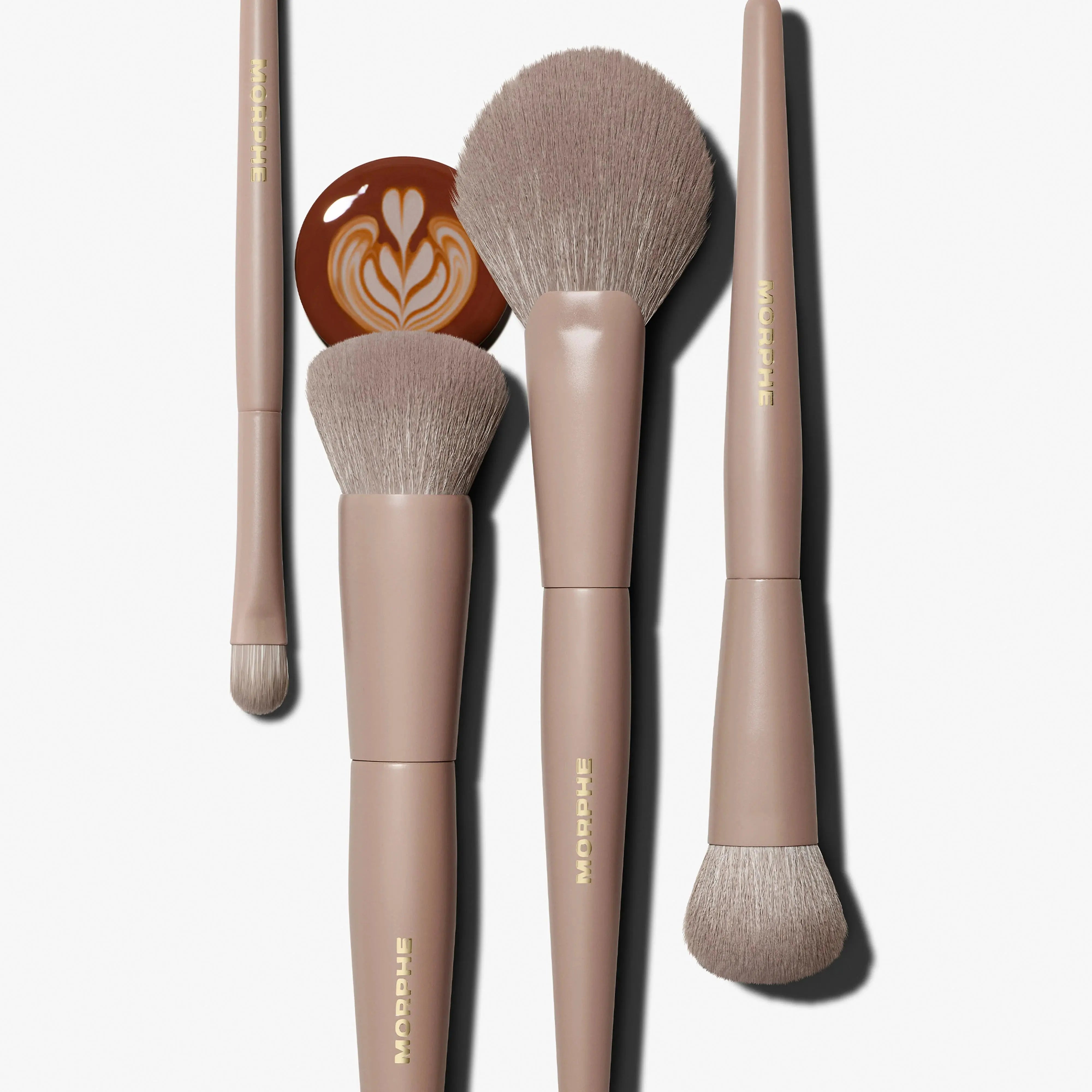 Morphe Iced Mocha 4-Piece Face Brush Set    