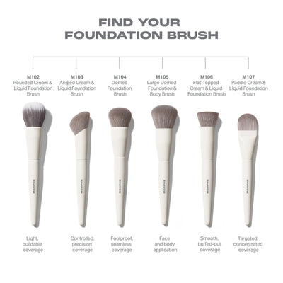 Morphe M103 Angled Cream & Liquid Foundation Brush    