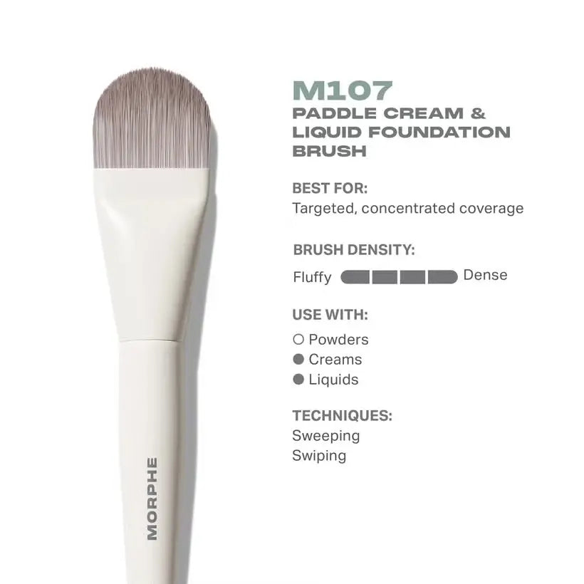 Morphe M107 Paddle Cream & Liquid Foundation Brush    