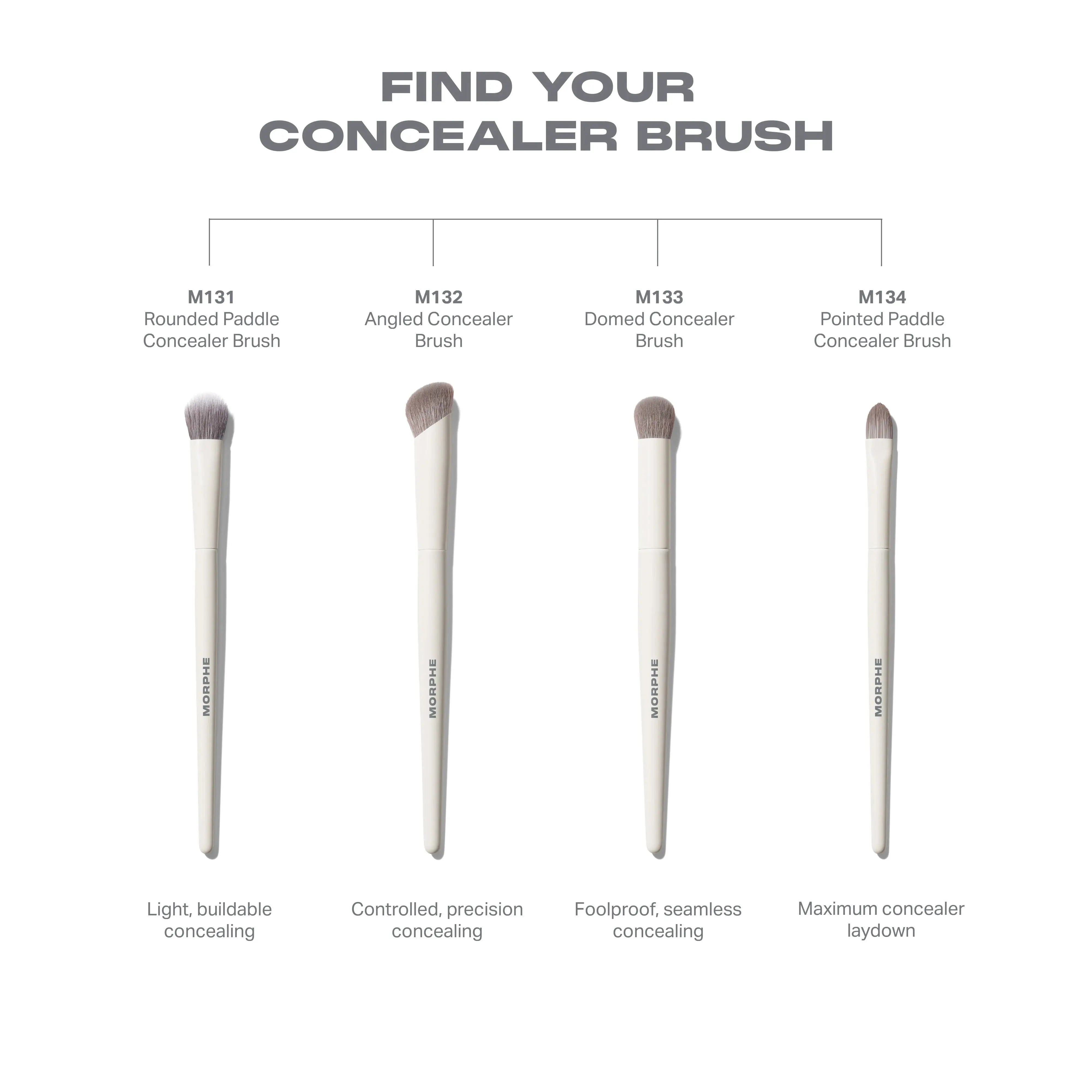 Morphe M132 Angled Concealer Brush    