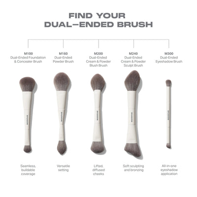 Morphe M100 Dual-Ended Foundation & Concealer Brush    
