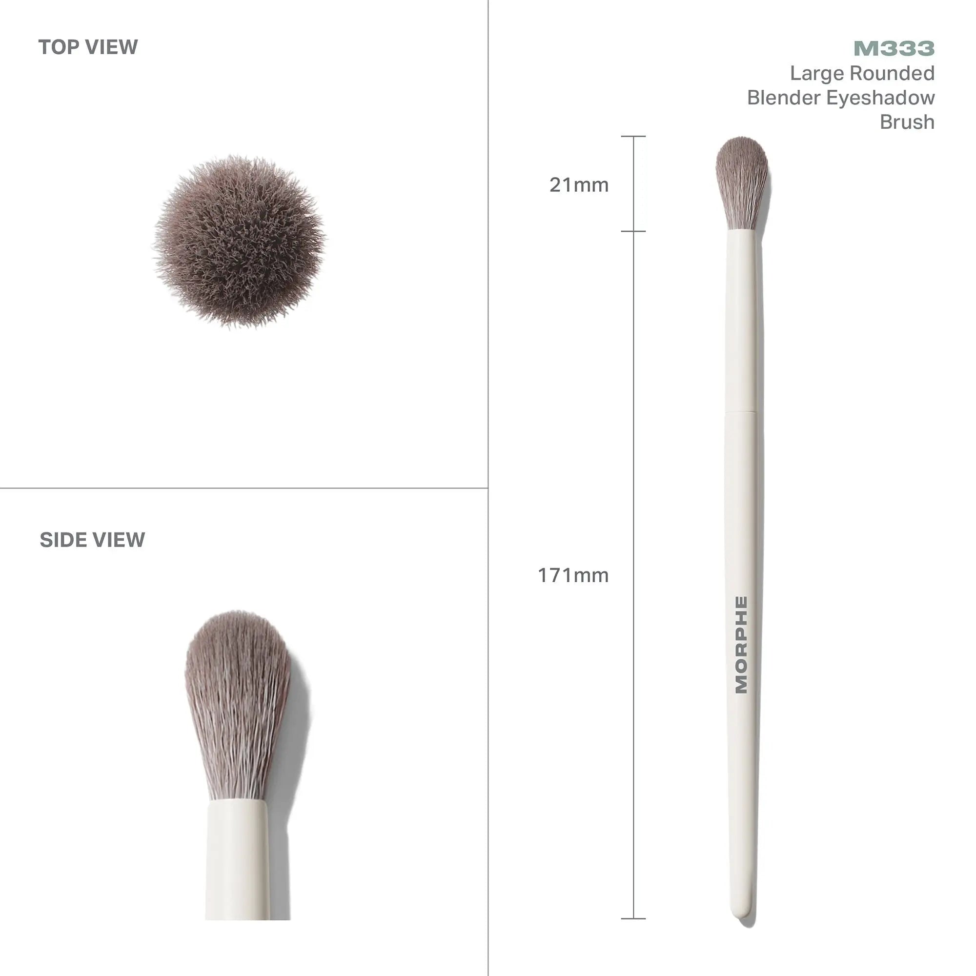 Morphe M333 Large Rounded Blender Eyeshadow Brush    
