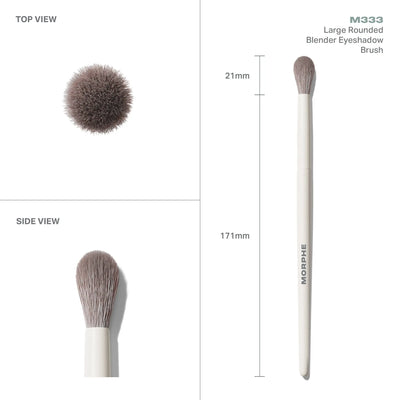 Morphe M333 Large Rounded Blender Eyeshadow Brush    