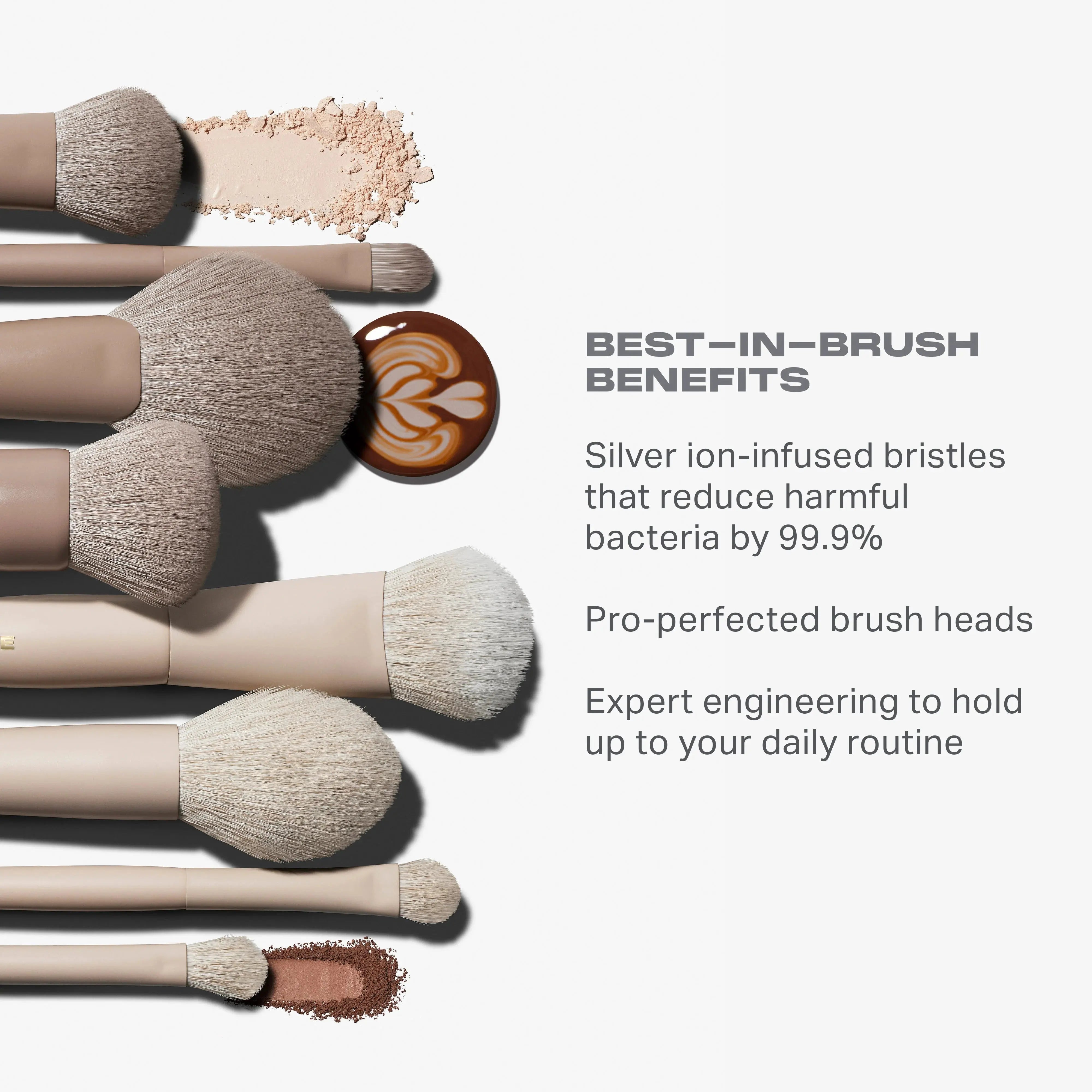 Morphe Oat Latte 5-Piece Face & Eye Brush Set    