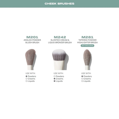 Morphe Ready, Set, Pro 16-Piece Face & Eye Brush Set (Worth £181)    