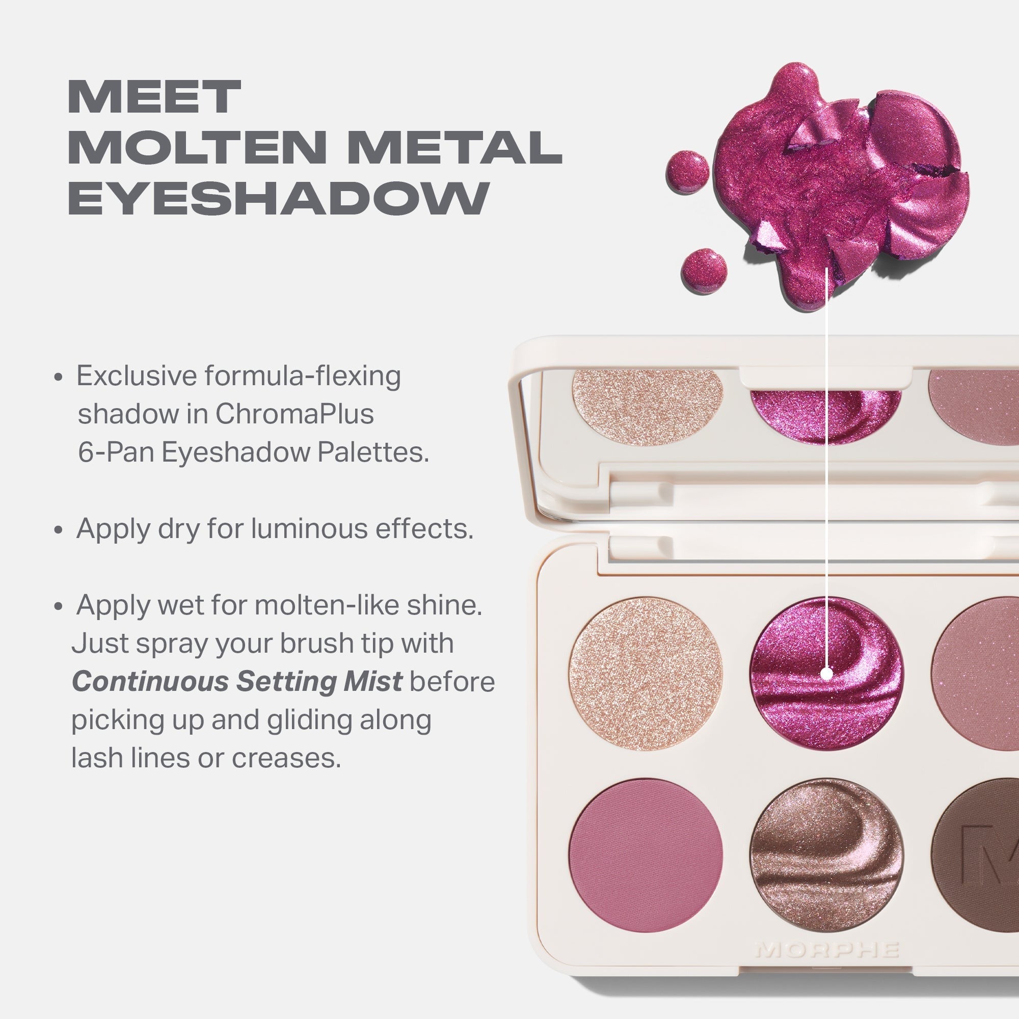 Morphe Cyber Chrome Eyeshadow Palette    