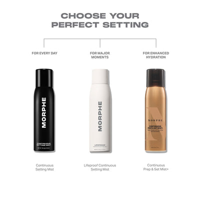 Morphe Lifeproof Continuous Setting Mist    