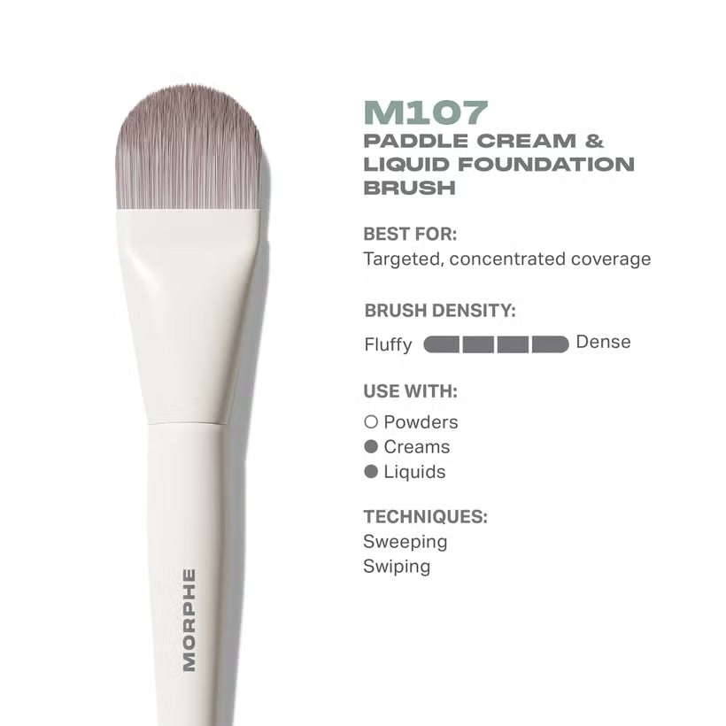 Morphe M107 Paddle Cream & Liquid Foundation Brush    
