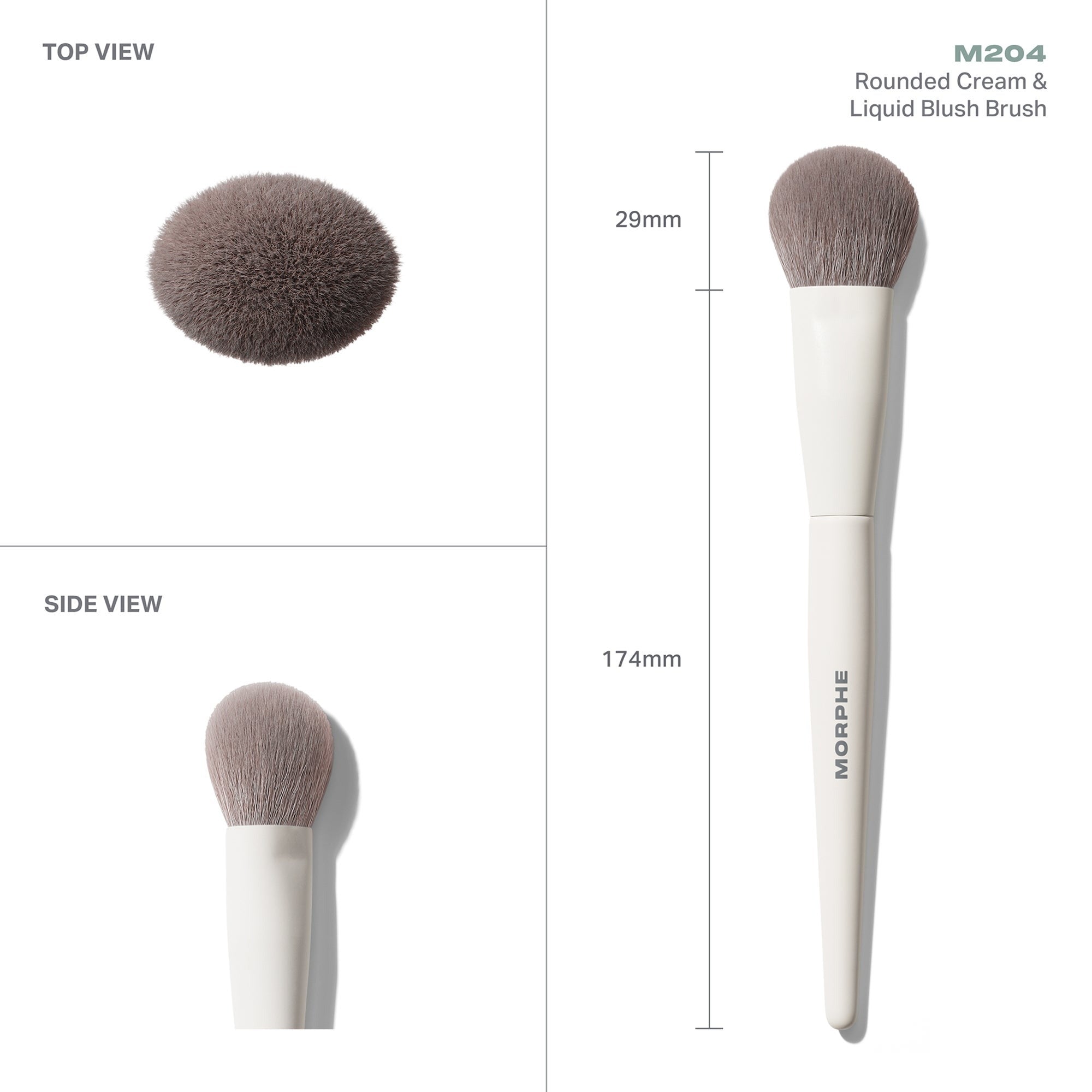 Morphe M282 Rounded Cream & Liquid Highlight Brush    